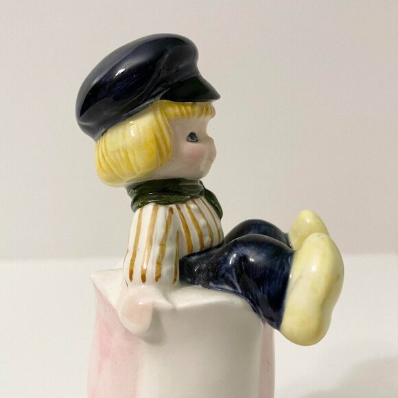 Vintage Disney Its A Small World Dutch Boy Ceramic 6 Inch Tall - Picture 14 of 16